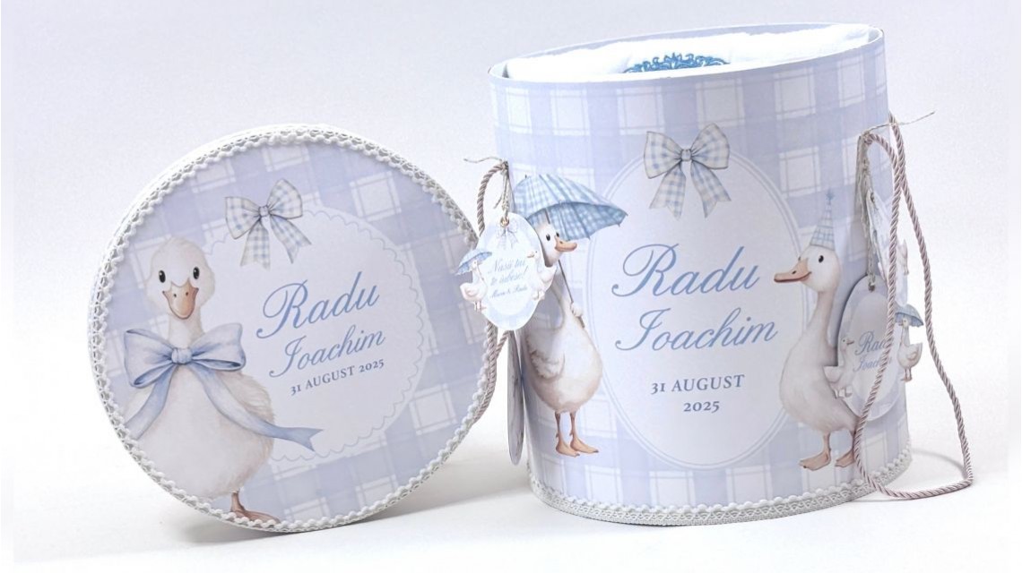 Trusou de botez cu rățuște Silly Goose 30